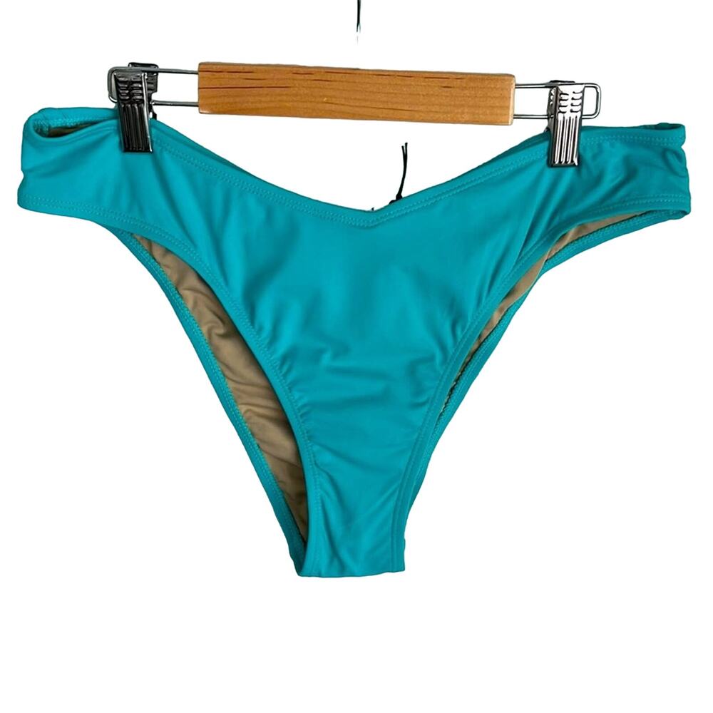 NEW WeWoreWhat Bikini Bottom in Green Size L